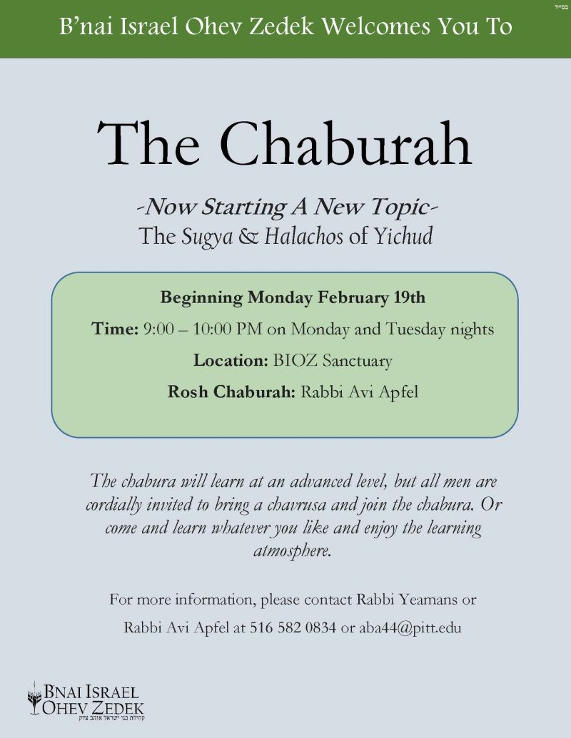 The Chaburah