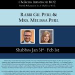 Shabbos with Rabbi and Mrs Perl