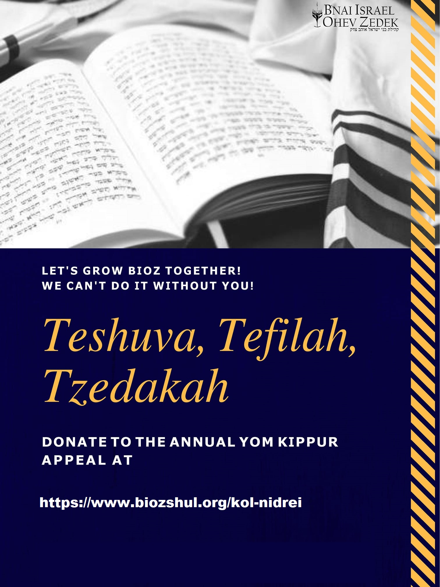 Teshiva, Tefilah, Tzedakah