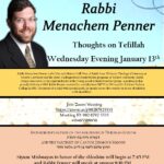 Shiur by Rabbi Penner