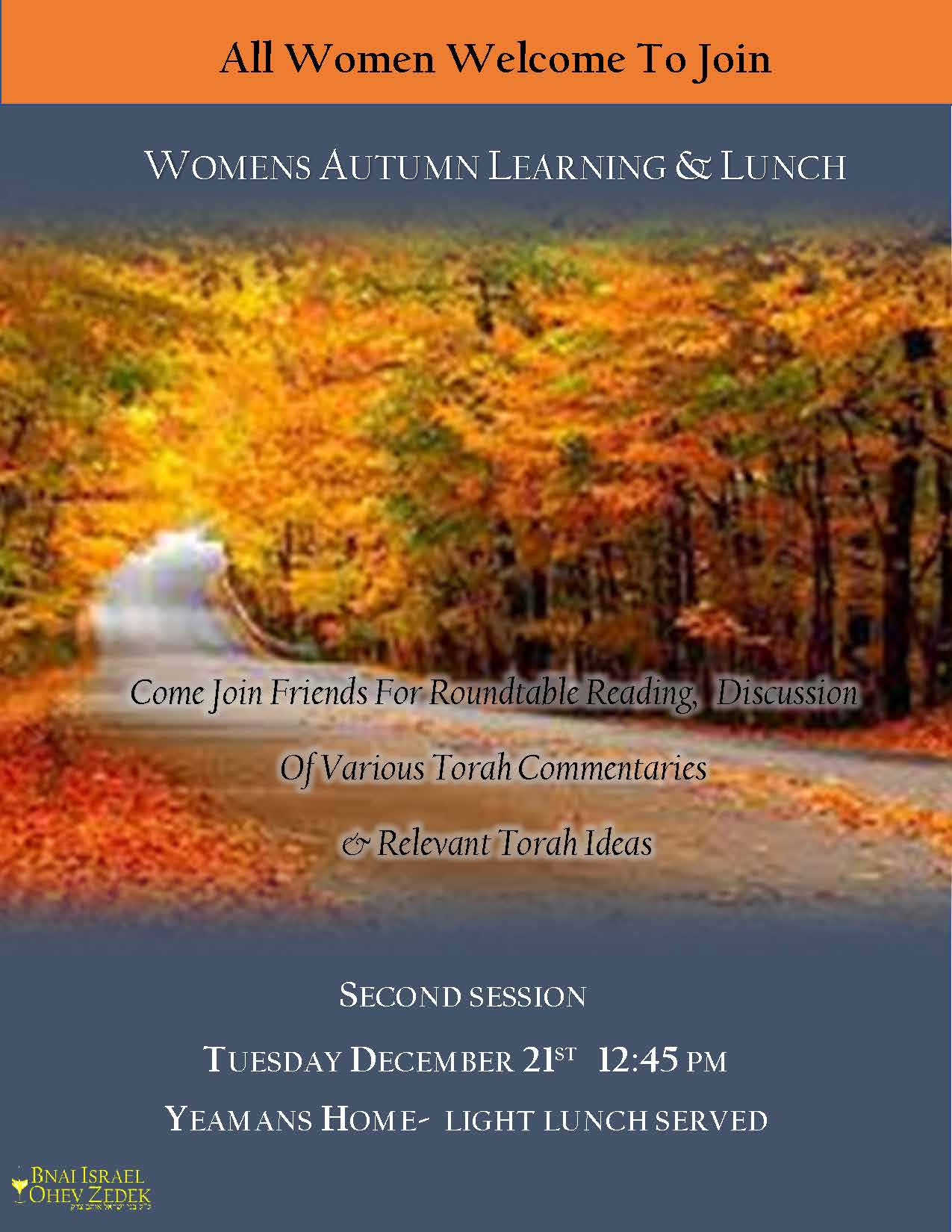 Women's Autumn Learning Session