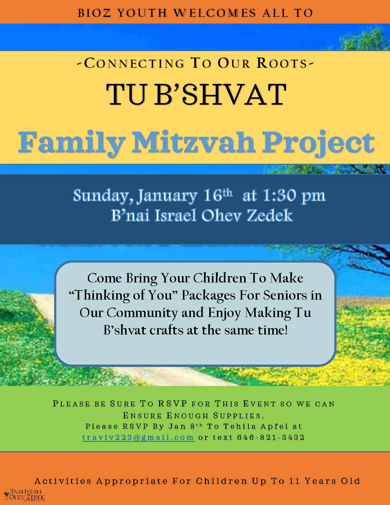 Tu B'Shvat Family Mitzvah Project