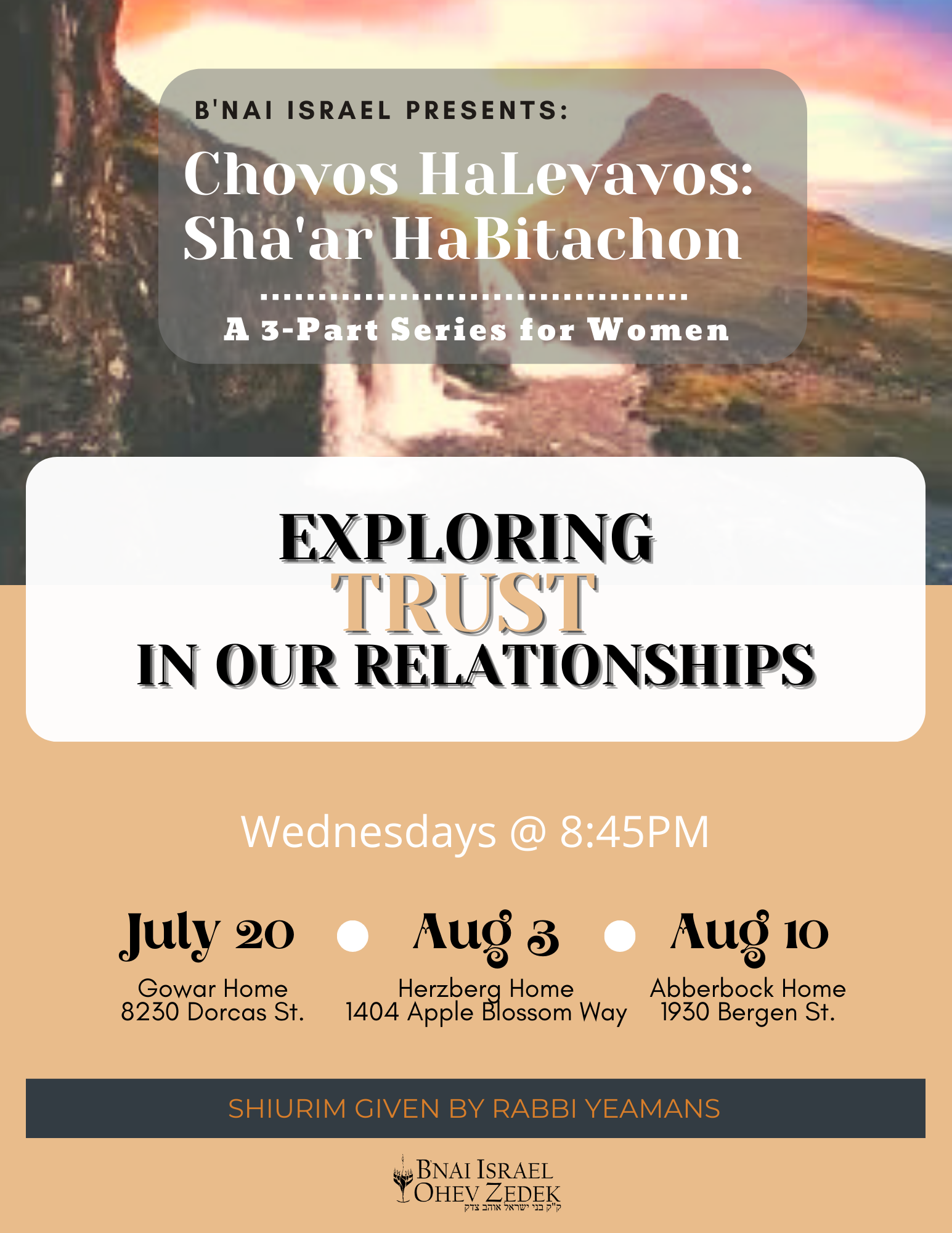 Exploring TRUST in Relationships: A 3-Part Series for Women