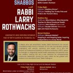 Shabbaton with Rabbi Larry Rothwachs